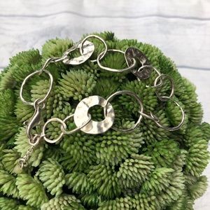 ❤️ Silpada B1217 Hammered Paper Chain Bracelet